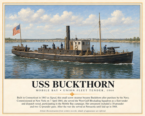 Uss buckthorn armed steam - uss,