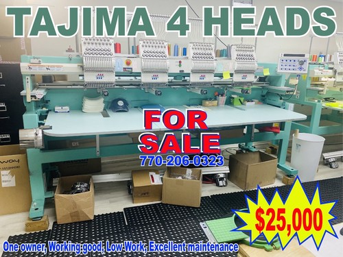 Tajima embroidery machine used - embroidery,