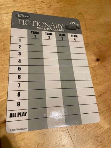Disney pictionary dvd - pictionary, game