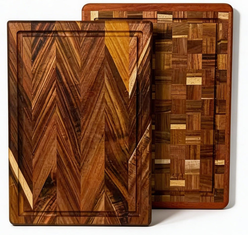 Acacia wood cutting board set - cutting,