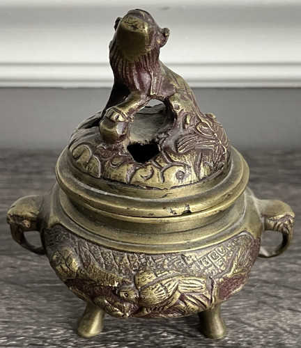Antique cast brass chinese - antique,