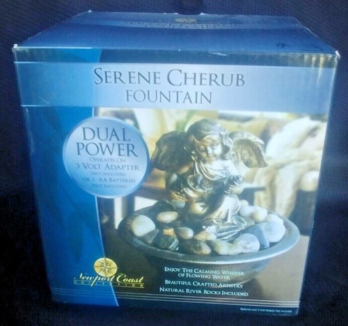 Serene cherub fountain - serene,