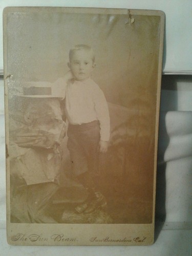 Vintage cabinet card photo