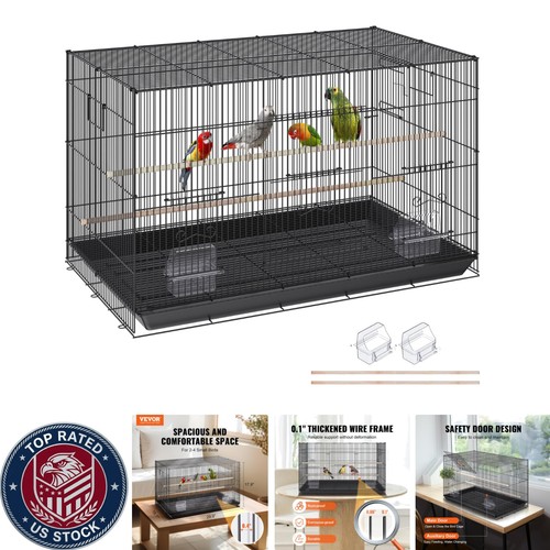 Ample flight bird cage with - cage,