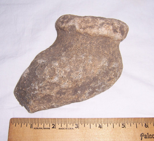 Authentic old grooved flint - authentic,