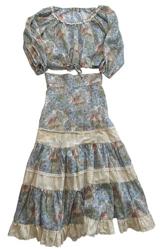 1970s tiered skirt - 2,