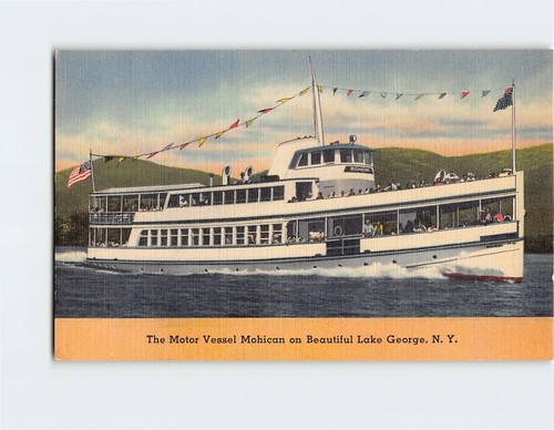 Postcard the motor vessel - postcard,