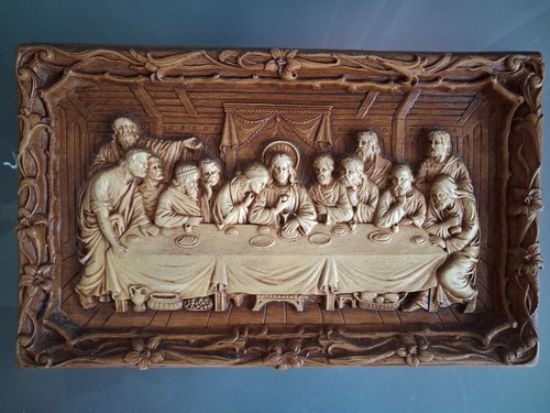 Vintage last supper raised - supper,