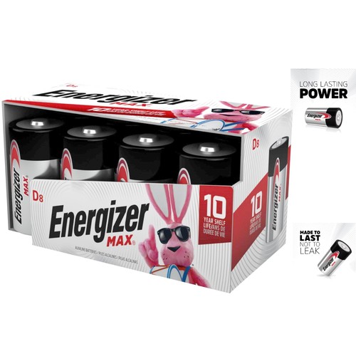 Max cell batteries - d,