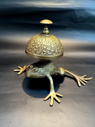 Antique nautical brass frog - brass,