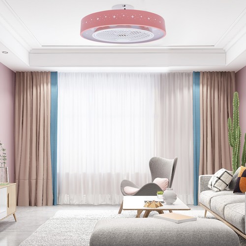 Dimmable round led ceiling - led, fan