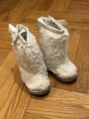 Baby gap faux fur - fur, bow