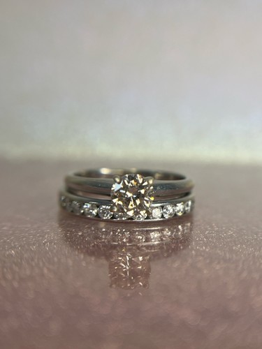 Lady diamond wedding set 13 - lady's,