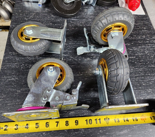 4pcs 5x2 rigid swivel w - 5x2",