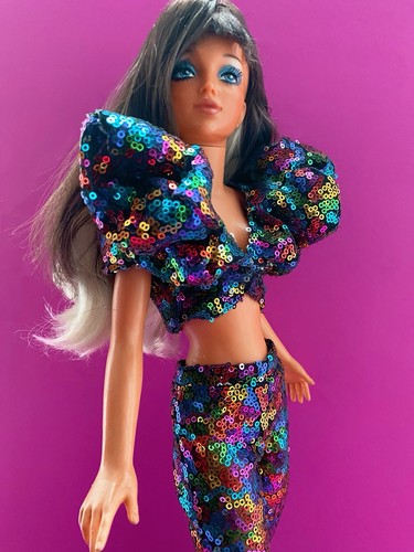 Sequin puff sleeve holiday - puff,