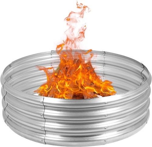 Silver round galvanized - round,