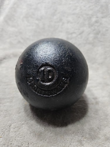 Vintage cast iron shot put - cast,
