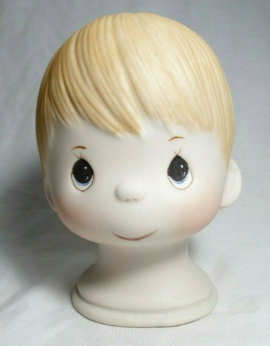 Porcelain bisque boy doll - bisque,