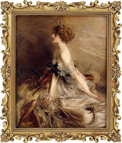 Gold 8x10 picture frame - picture,