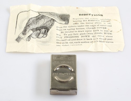 Vintage tiny ticket pocket - vintage,