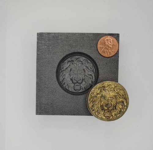 Deco lion head - lion, 3d