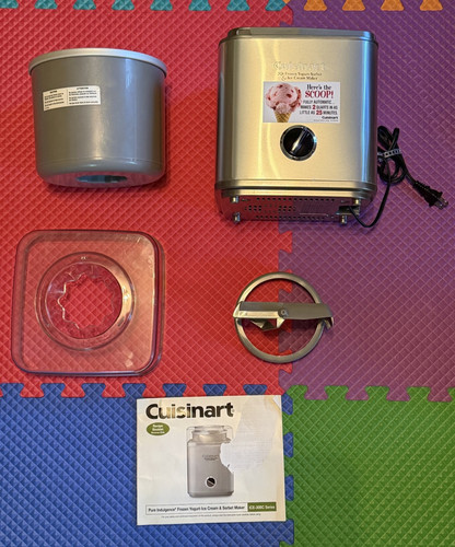 Cuisinart ice cream maker - ice,