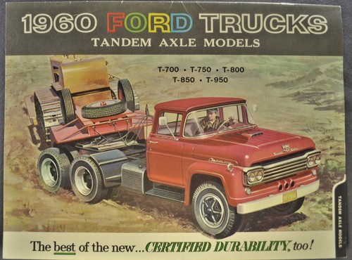 1960 ford tandem - tandem, axle