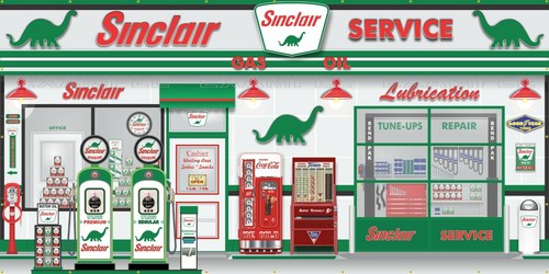 Sinclair dino old - sinclair, gas