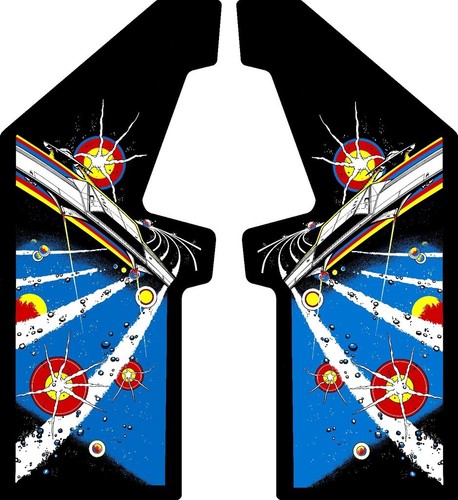 Asteroids arcade side art - asteroids,