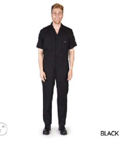 Short sleeve coverall jumpsuit - sleeve,