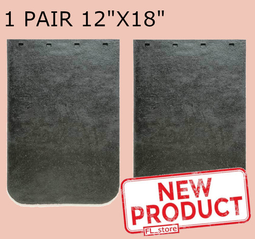 Rubber truck mud flaps - truck, in