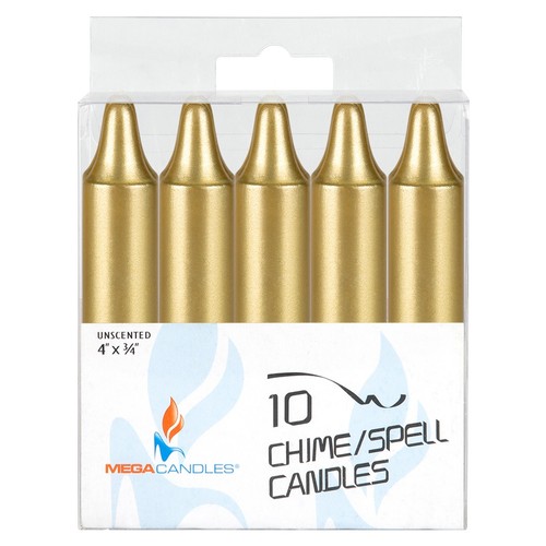 Mega candles unscented gold - mega,