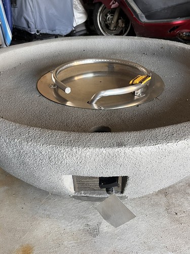 Ixtapa round fire table - round,