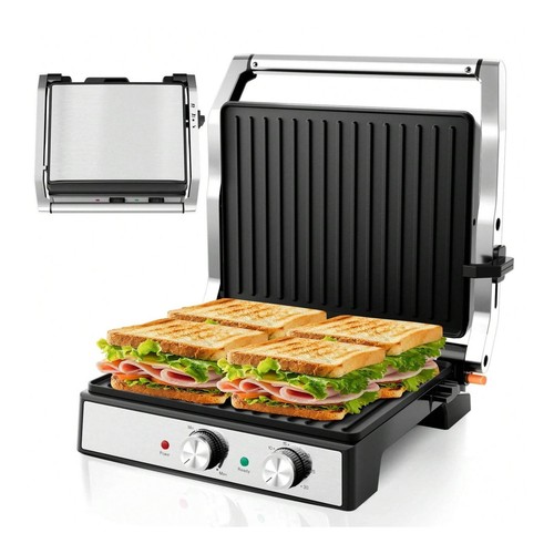 New 1600w panini - press, grill