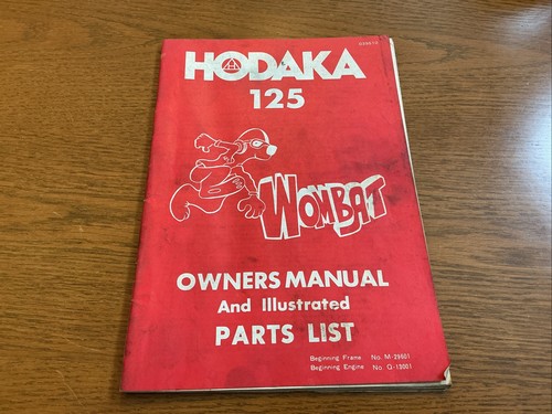 Hodaka wombat 125 owner - wombat, owner's