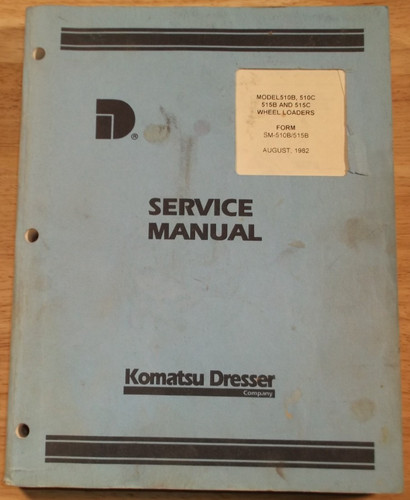 Komatsu dresser 510b - 510c, 515b