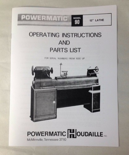 Powermatic model 12 - 90,