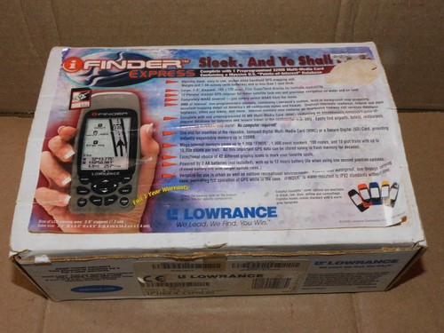 Vintage finder lowrance gps - vintage, i