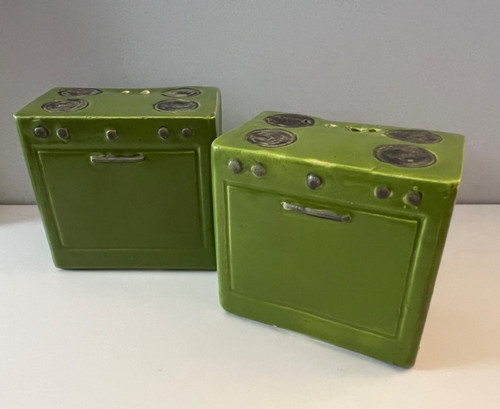 Vtg avocado green ceramic - vtg,
