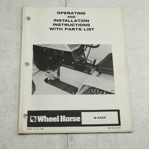 Wheel horse 4223 lawn - wheel,