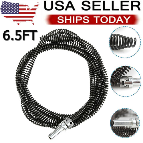 Drain auger cable 5ft clog - drain,