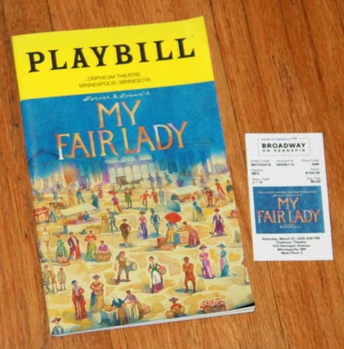 Playbill fair lady - playbill,