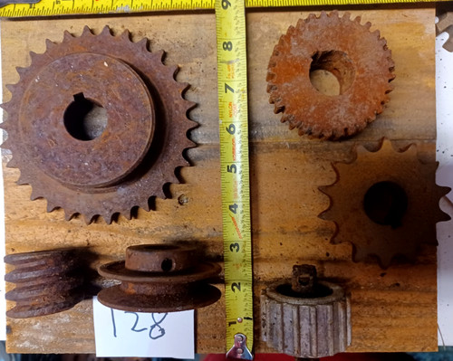 Lot cast iron industrial - 6,