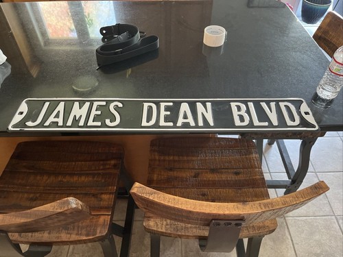 James dean blvd metal - dean, sign