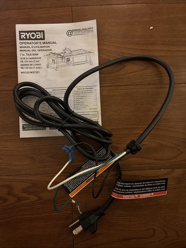 Power cord genuine for - power, ryobi