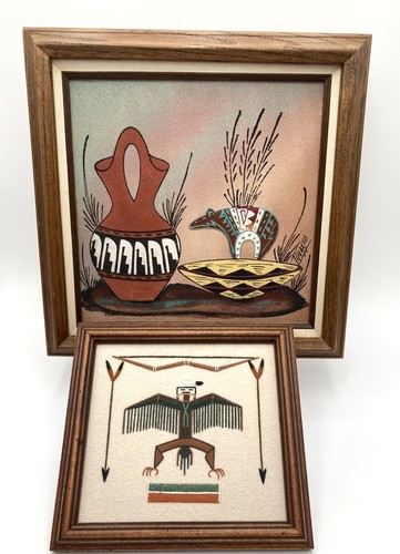 Native american sand art - sand, 2