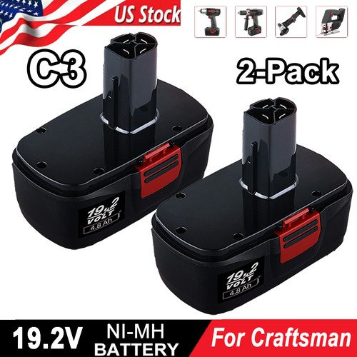 2pack diehard battery - 19.2v,