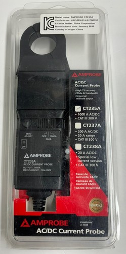 Amprobe current probe - ac/dc,