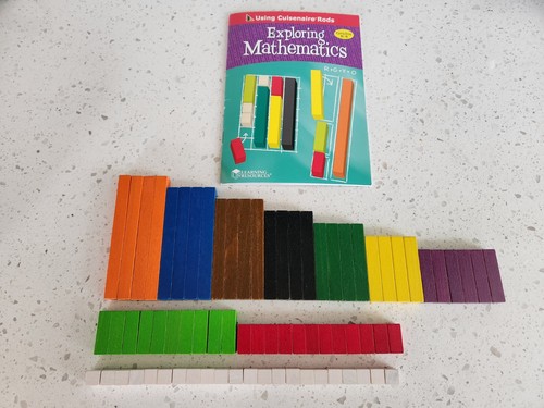 Wooden cuisenaire colored rods - wooden,