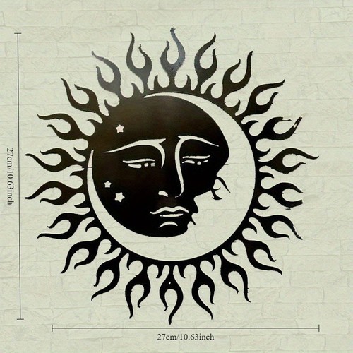 Matte black sun - matte,